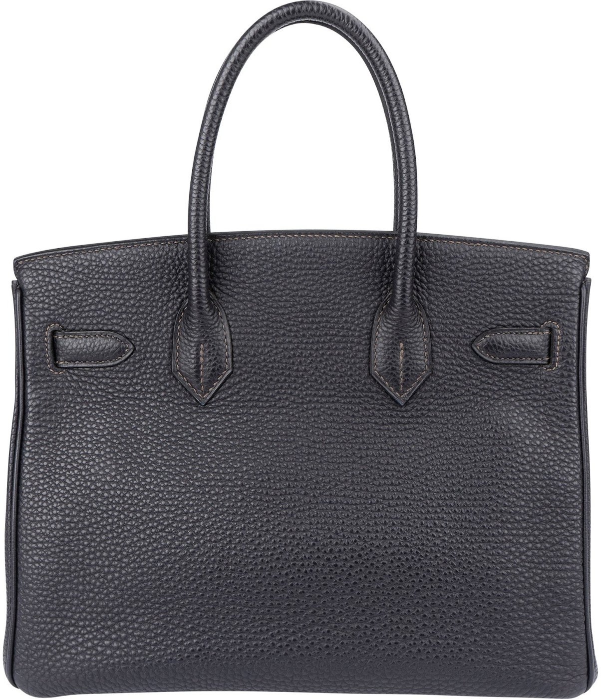 Hermès Dark Navy Bleu Togo Leather Palladium Birkin 30 Handbag