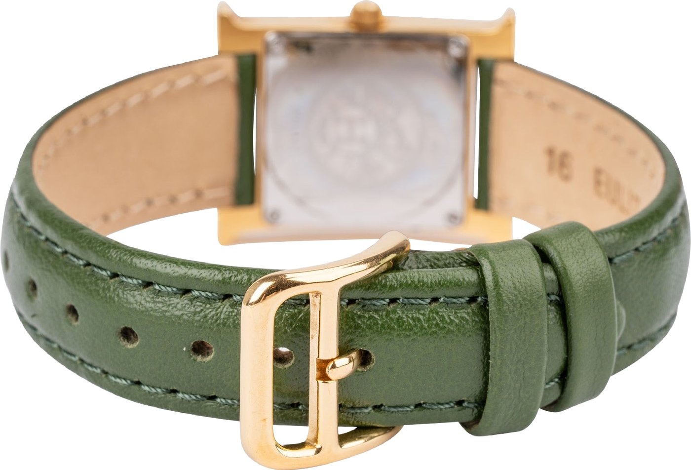 Hermès Gold Tone Heure H HH1.201 Woman Watch