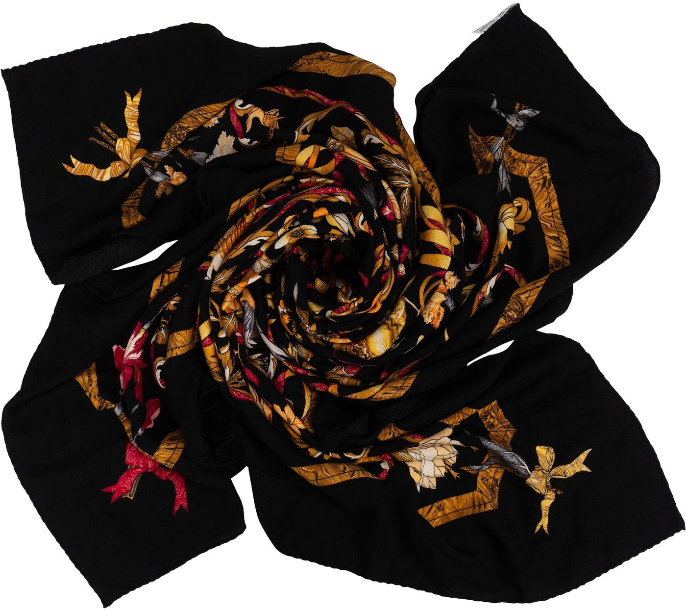 Hermès Pierres d' Rient et d' Occident Maxi Silk Cashmere 140 Scarf Tuch