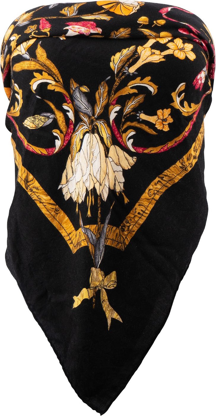 Hermès Pierres d' Rient et d' Occident Maxi Silk Cashmere 140 Scarf Tuch