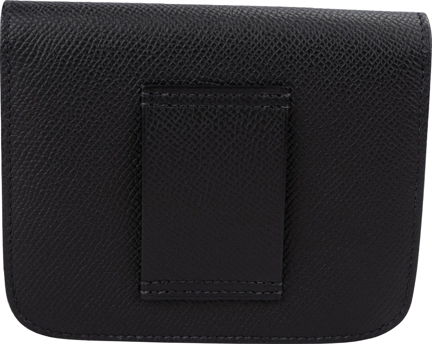 Hermès Black Epsom Constance Compact Wallet