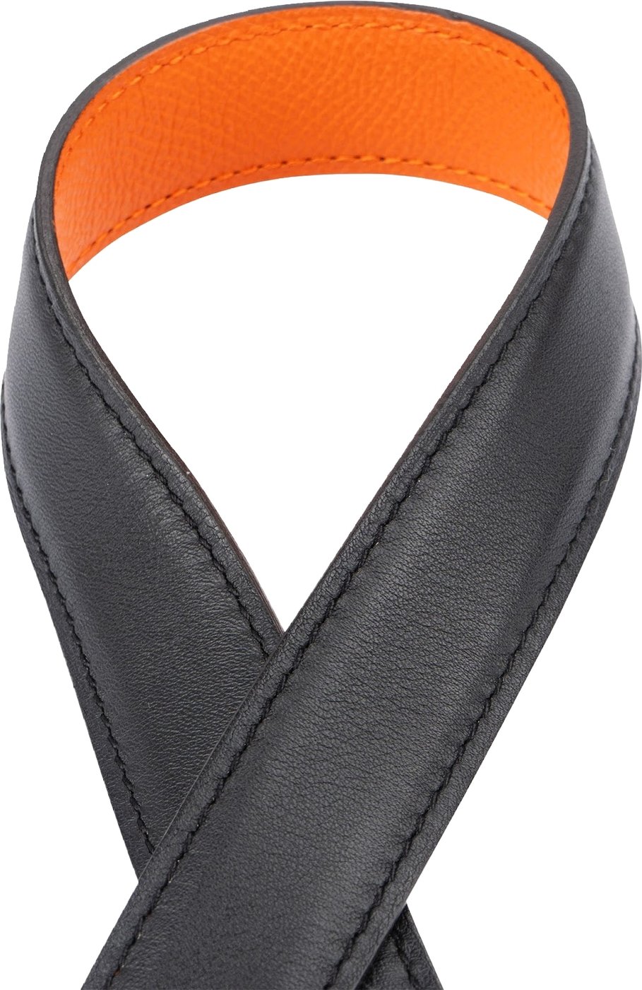 Hermès Bicolor Epsom Leather Reversible Iris H Belt (70)
