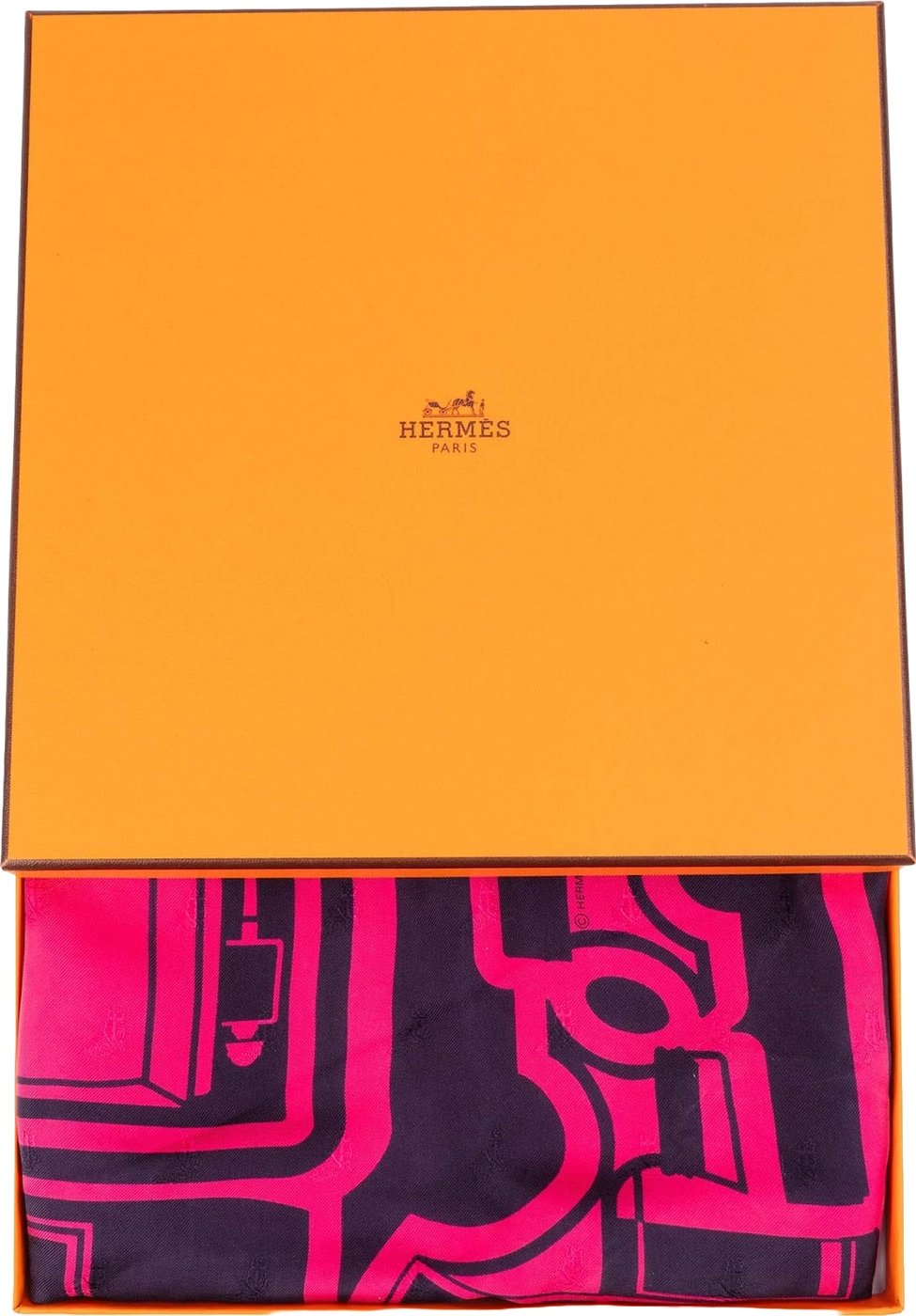 Hermès Les Coupés Silk 70 Scarf Tuch