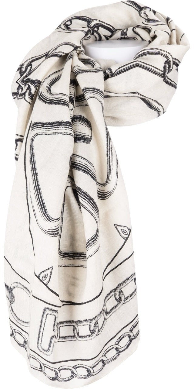 Hermès L'effet Kaleidoscope Silk Cashmere 140 Scarf Tuch
