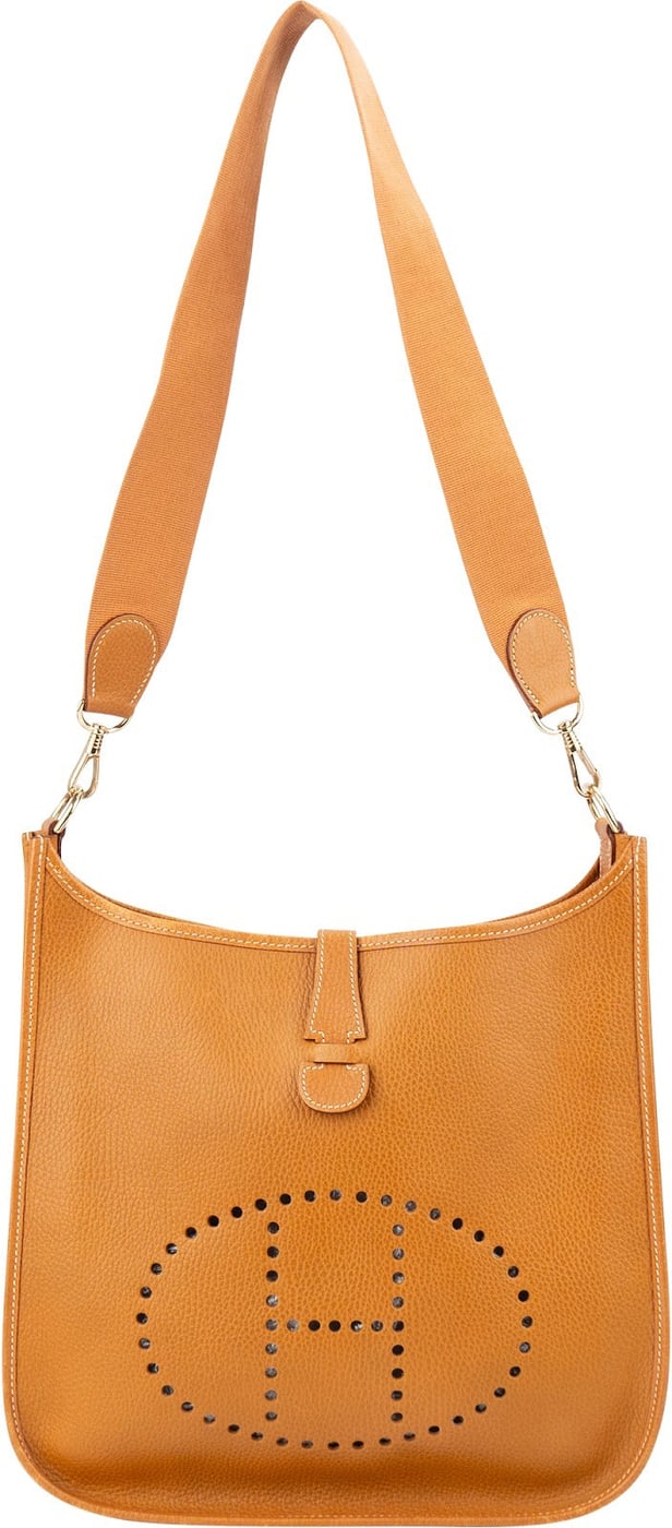 Hermès Ardennes Leather Evelyne GM Crossbody Bag