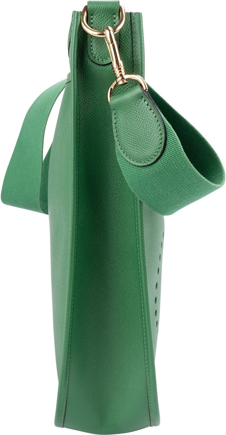 Hermès Vert Epsom Leather Evelyne GM Crossbody Bag