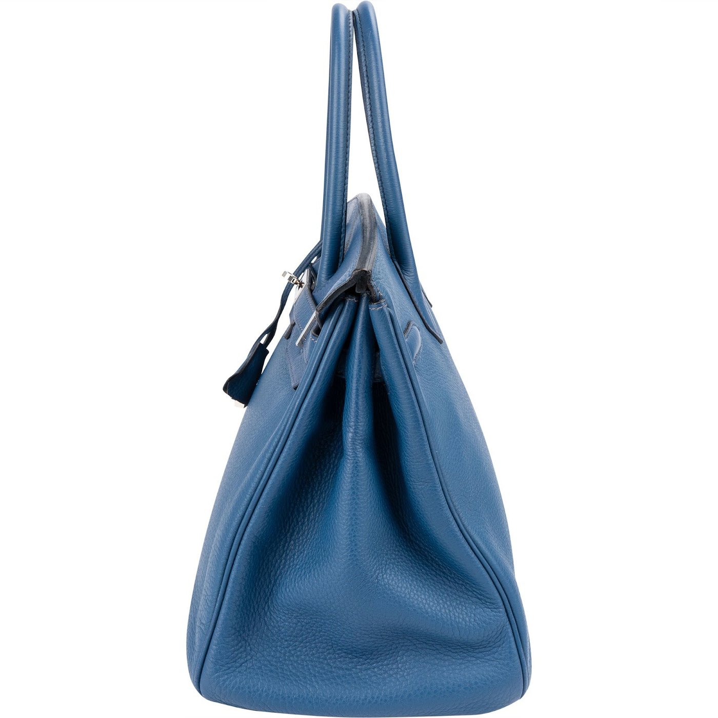 Hermès Togo Leather Blue Brighton Palladium Birkin 35 Handbag