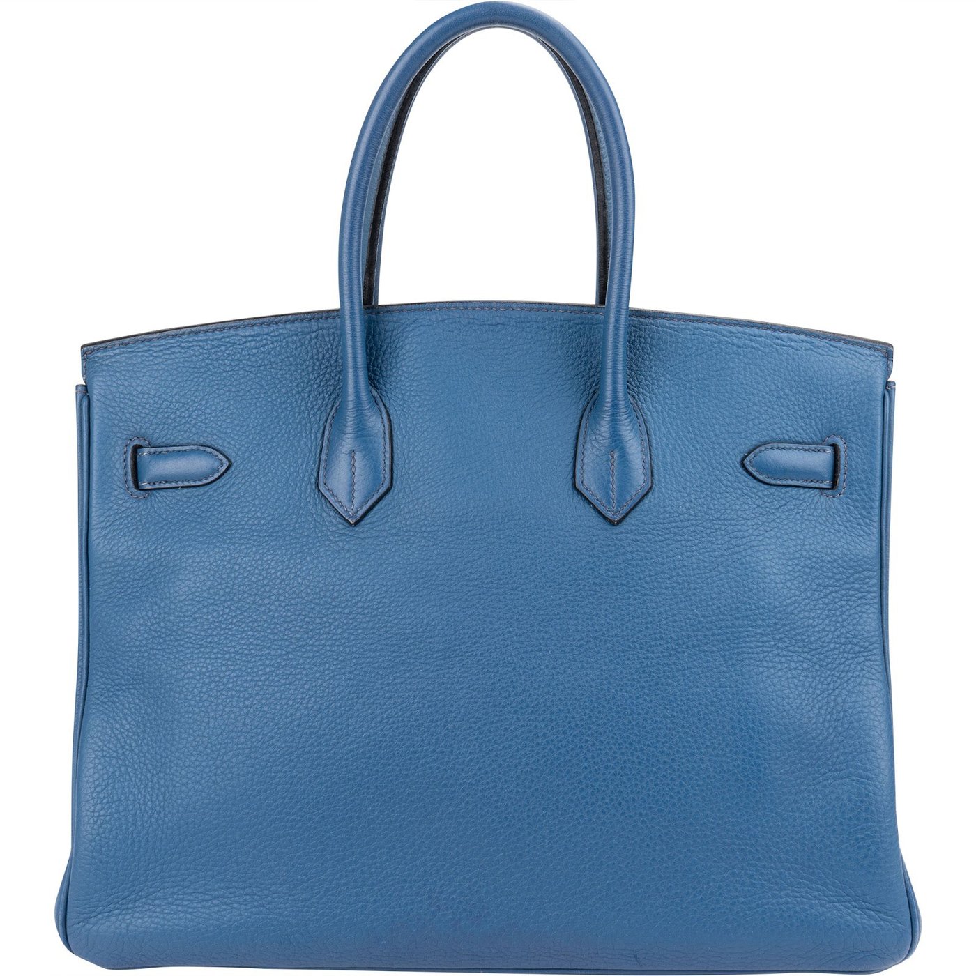 Hermès Togo Leather Blue Brighton Palladium Birkin 35 Handbag