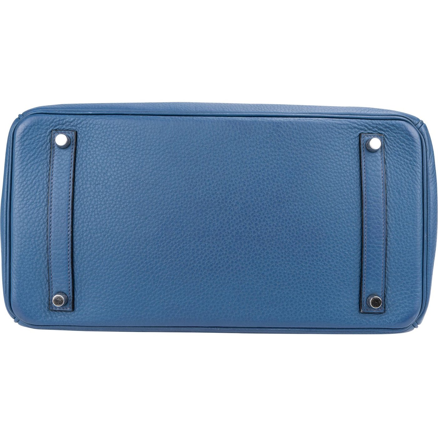 Hermès Togo Leather Blue Brighton Palladium Birkin 35 Handbag