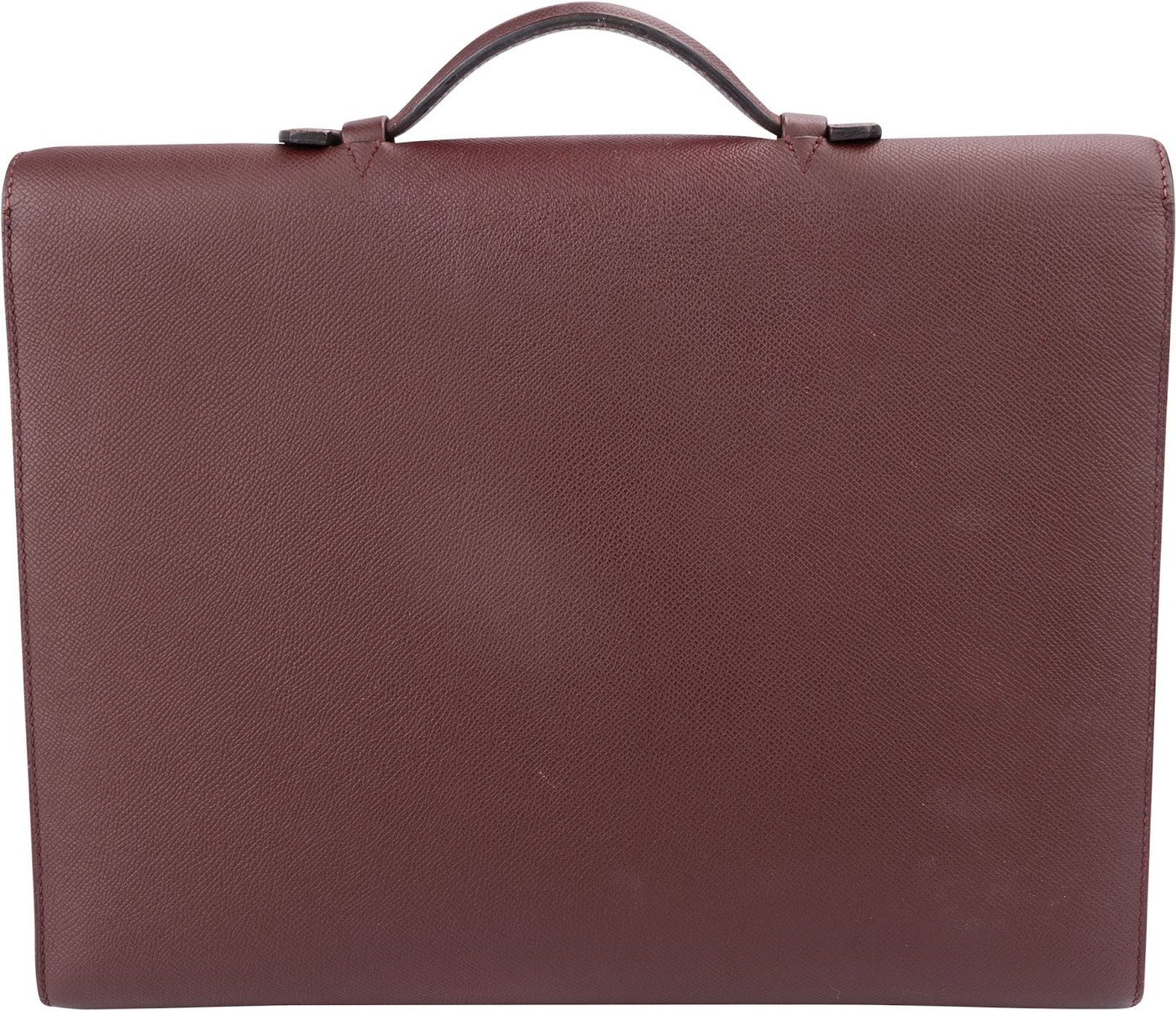 Hermès Rouge H Epsom Leather Sac à Dépêches 38 Handbag