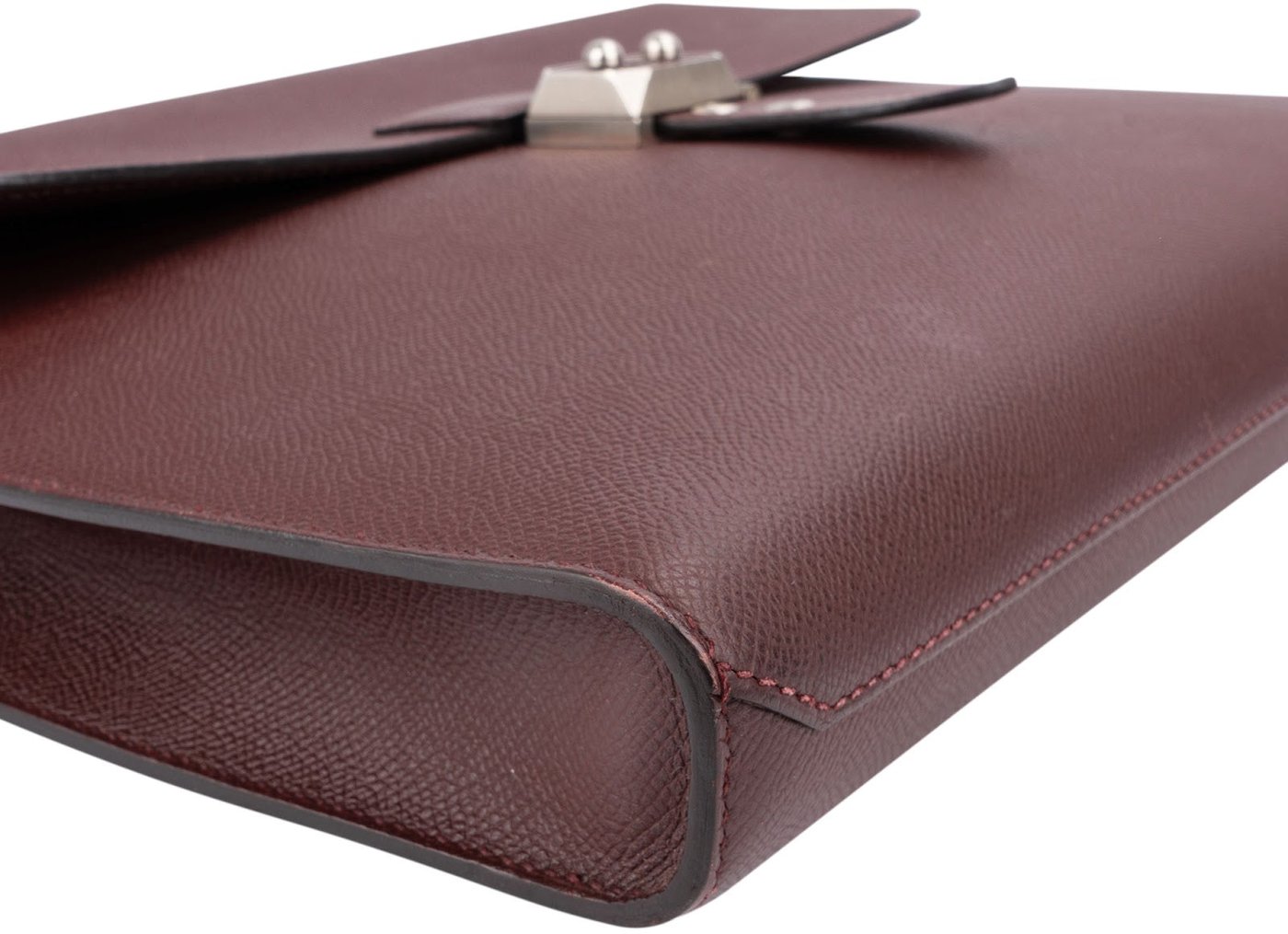Hermès Rouge H Epsom Leather Sac à Dépêches 38 Handbag