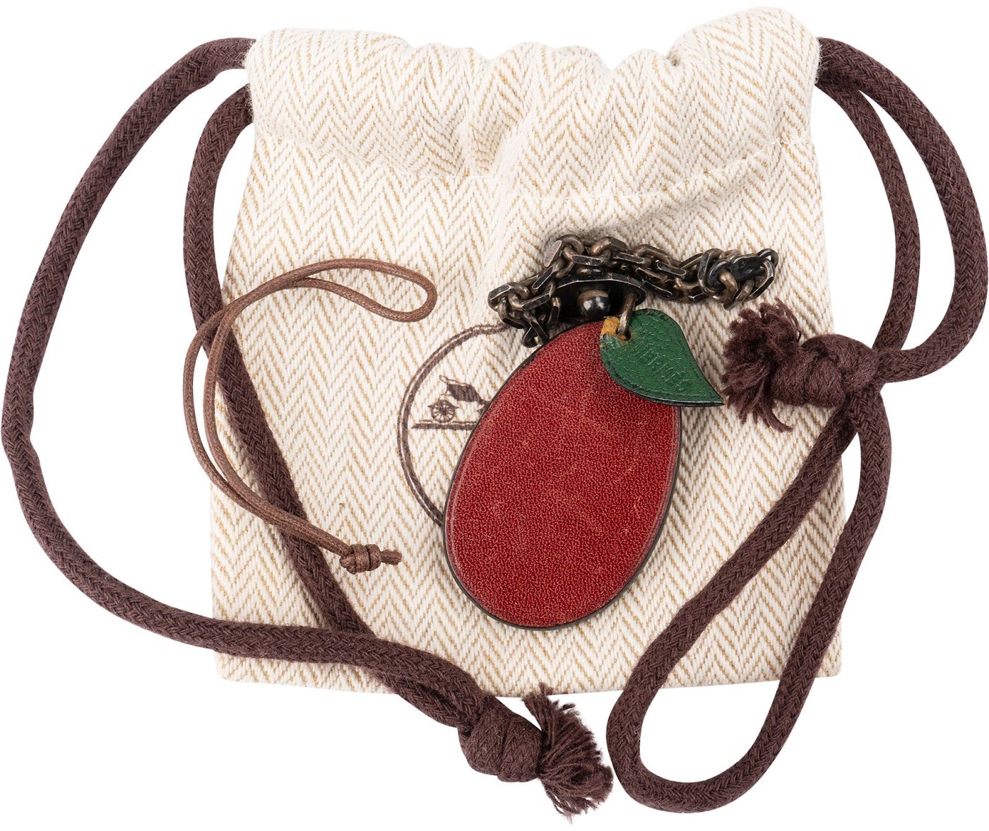 Hermès Prune Fruit Bag Charm