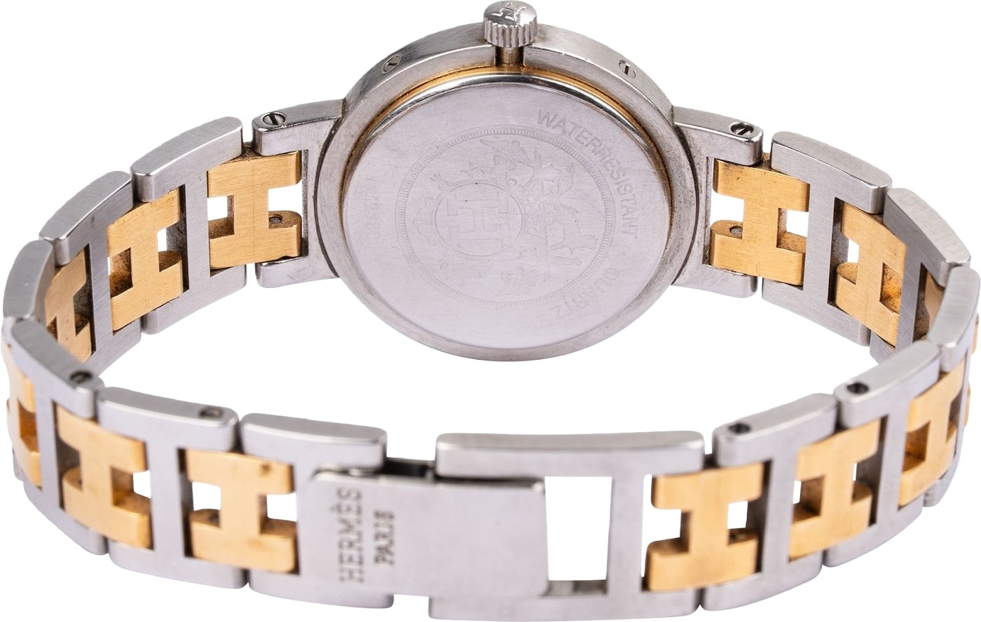 Hermès Two Tone Clipper Woman Watch