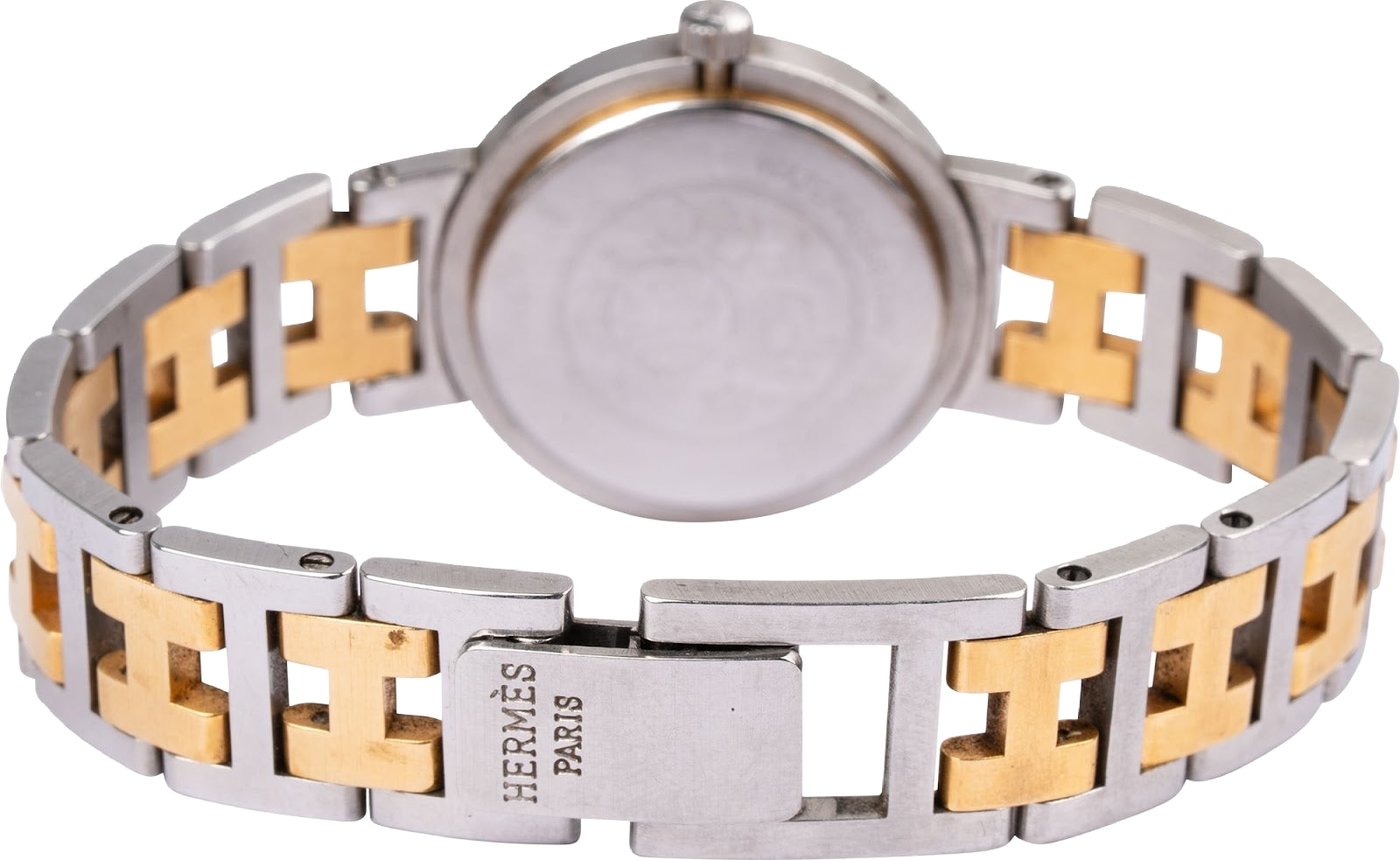 Hermès Two Tone Clipper Woman Watch
