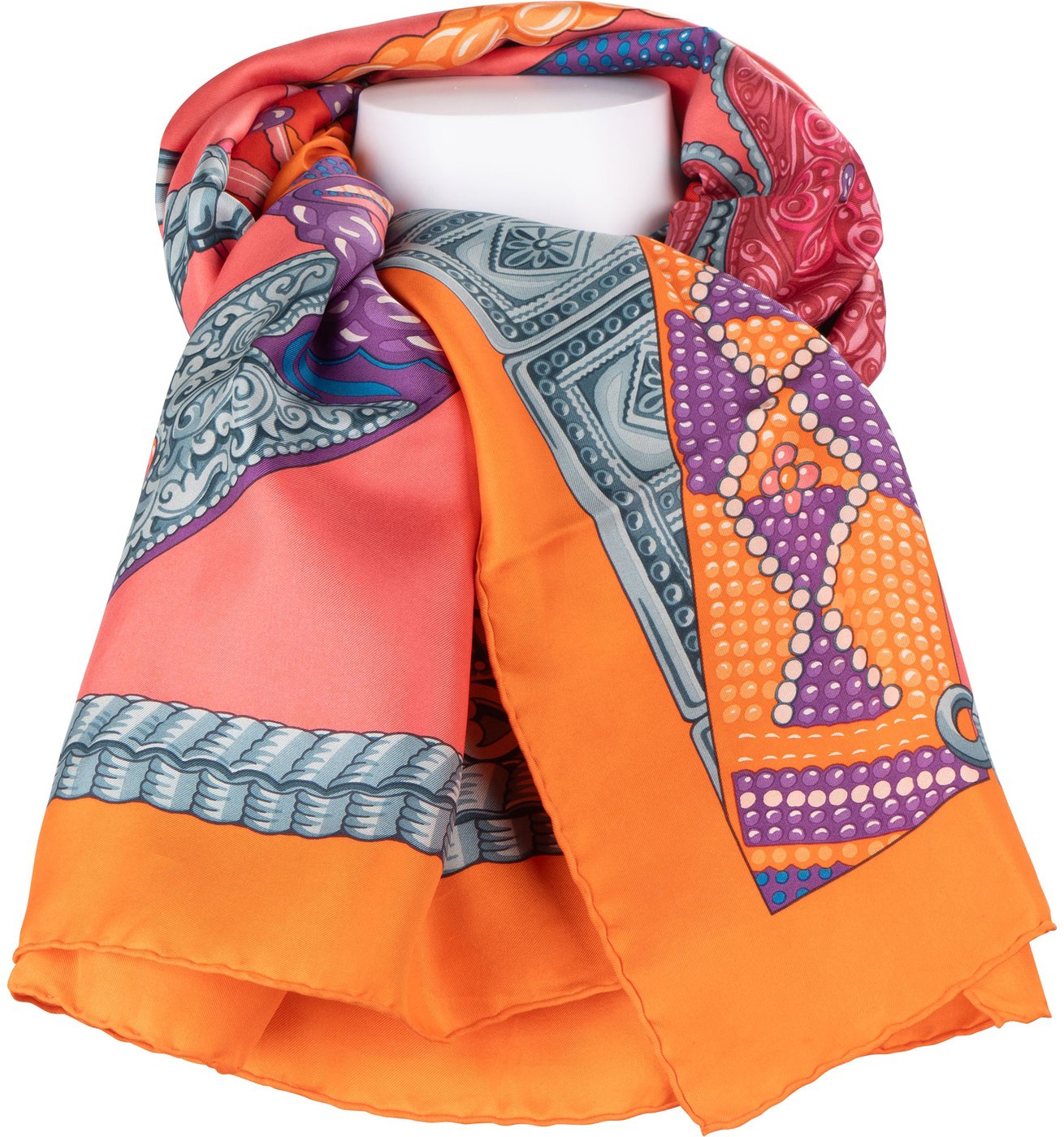 Hermès Passementerie Maxi Silk Cashmere 140 Scarf Tuch