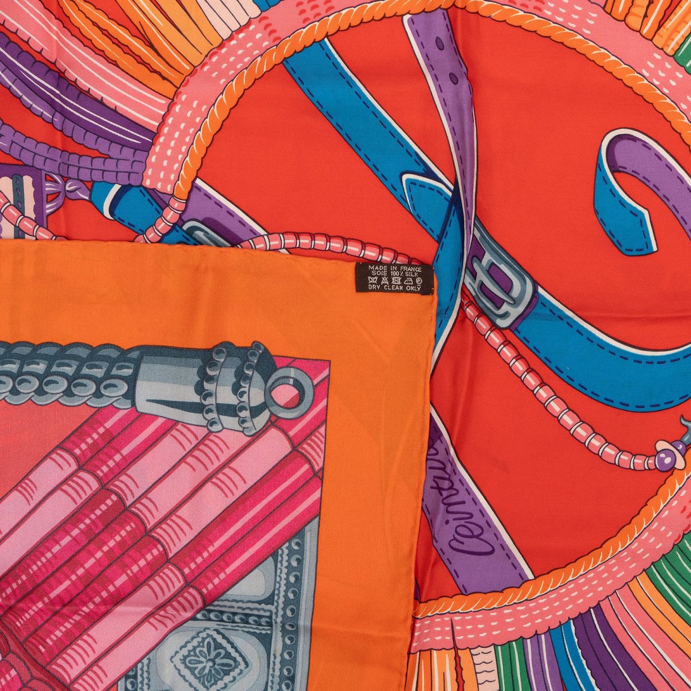 Hermès Passementerie Maxi Silk Cashmere 140 Scarf Tuch