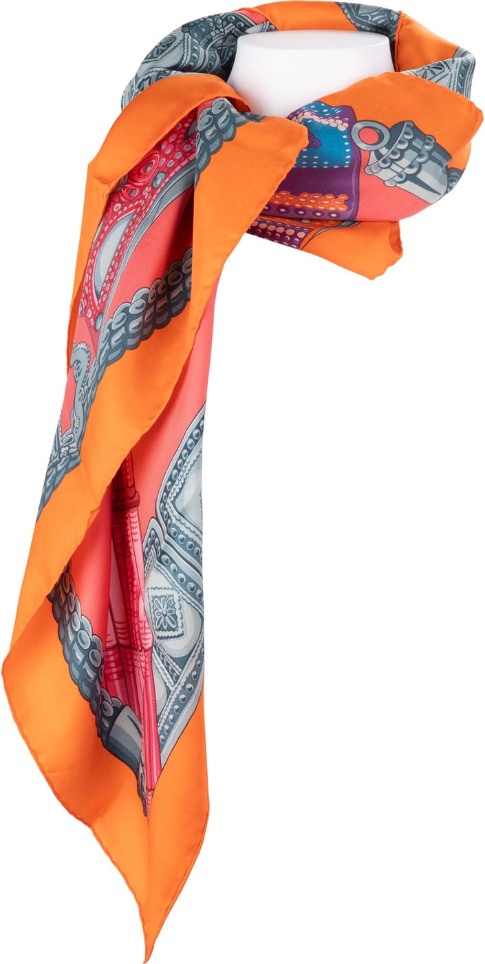 Hermès Passementerie Maxi Silk Cashmere 140 Scarf Tuch