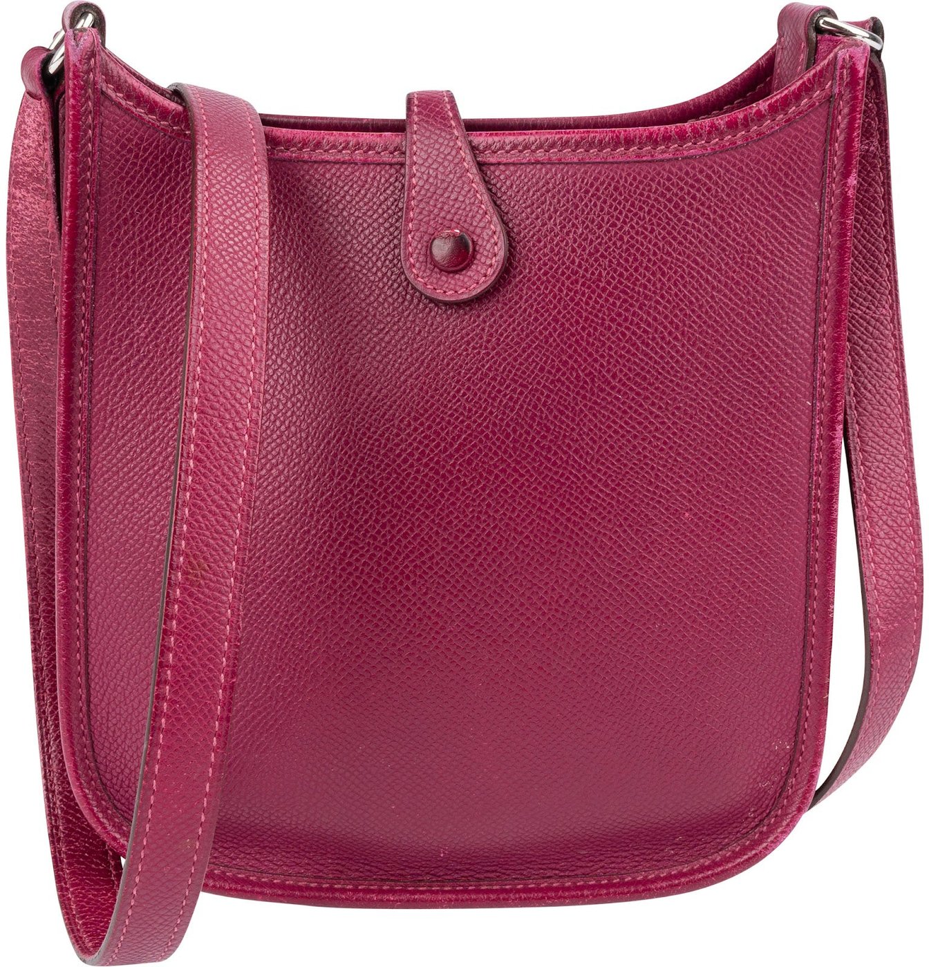 Hermès Pink Epsom Leather Evelyne 16 Crossbody Bag