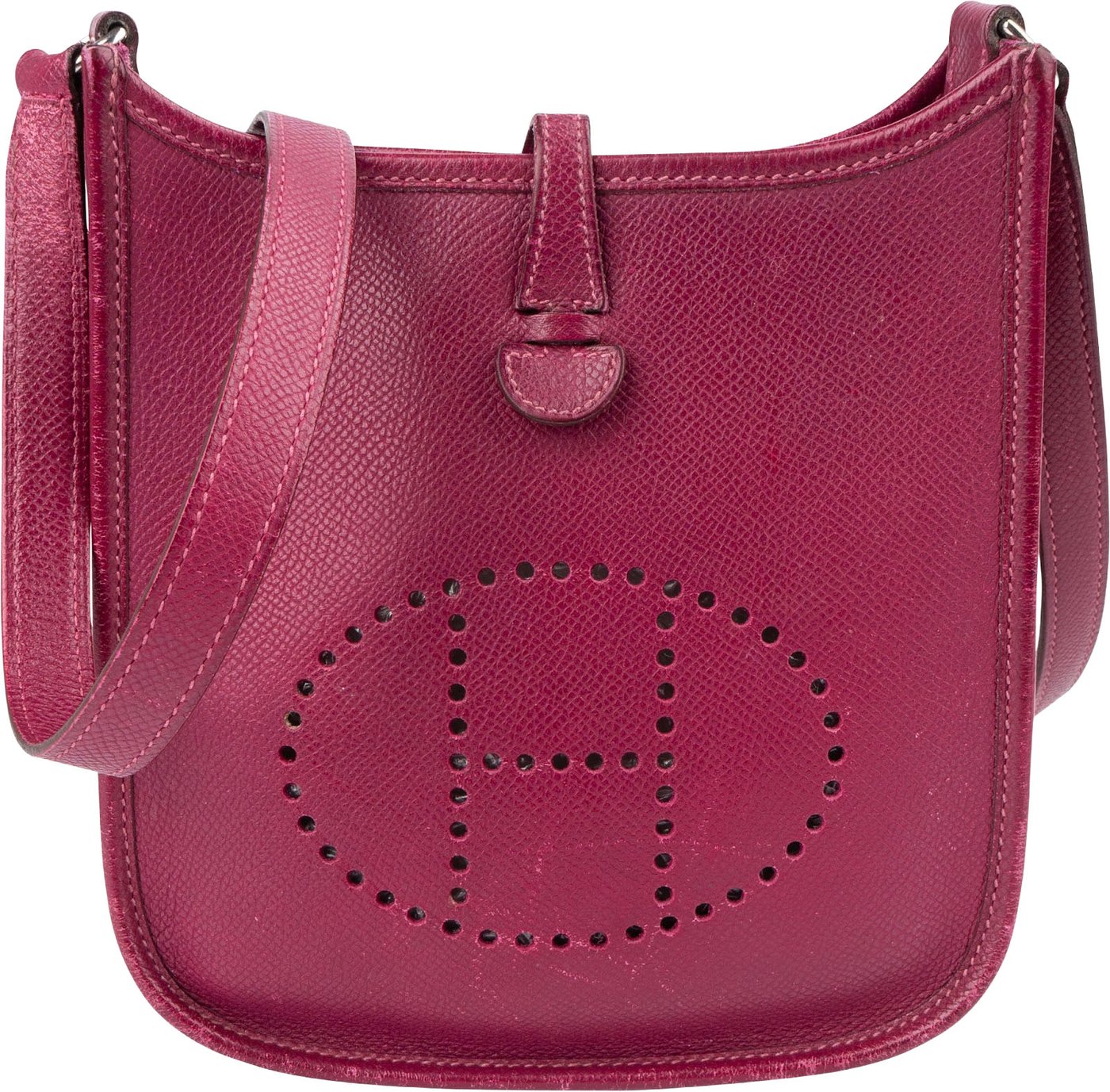 Hermès Pink Epsom Leather Evelyne 16 Crossbody Bag