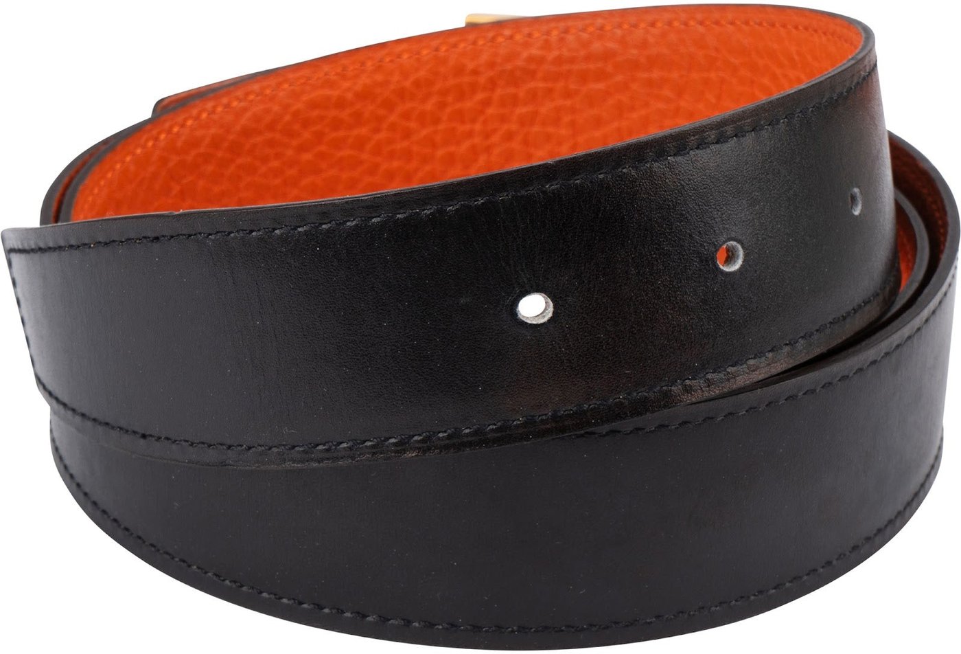 Hermès Reversible Leather Guilloche H Belt (85)