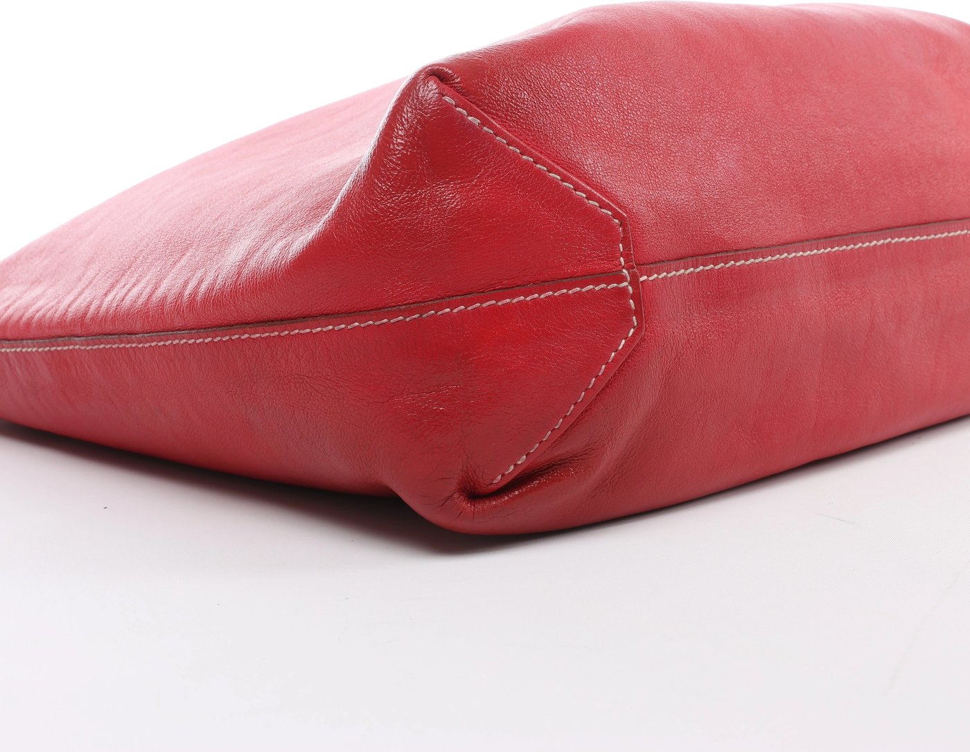 Hermès Double Sense 28 Veau Sikkim Shoulder Bag in Red Rosewood x Rouge Ash □O: 2011