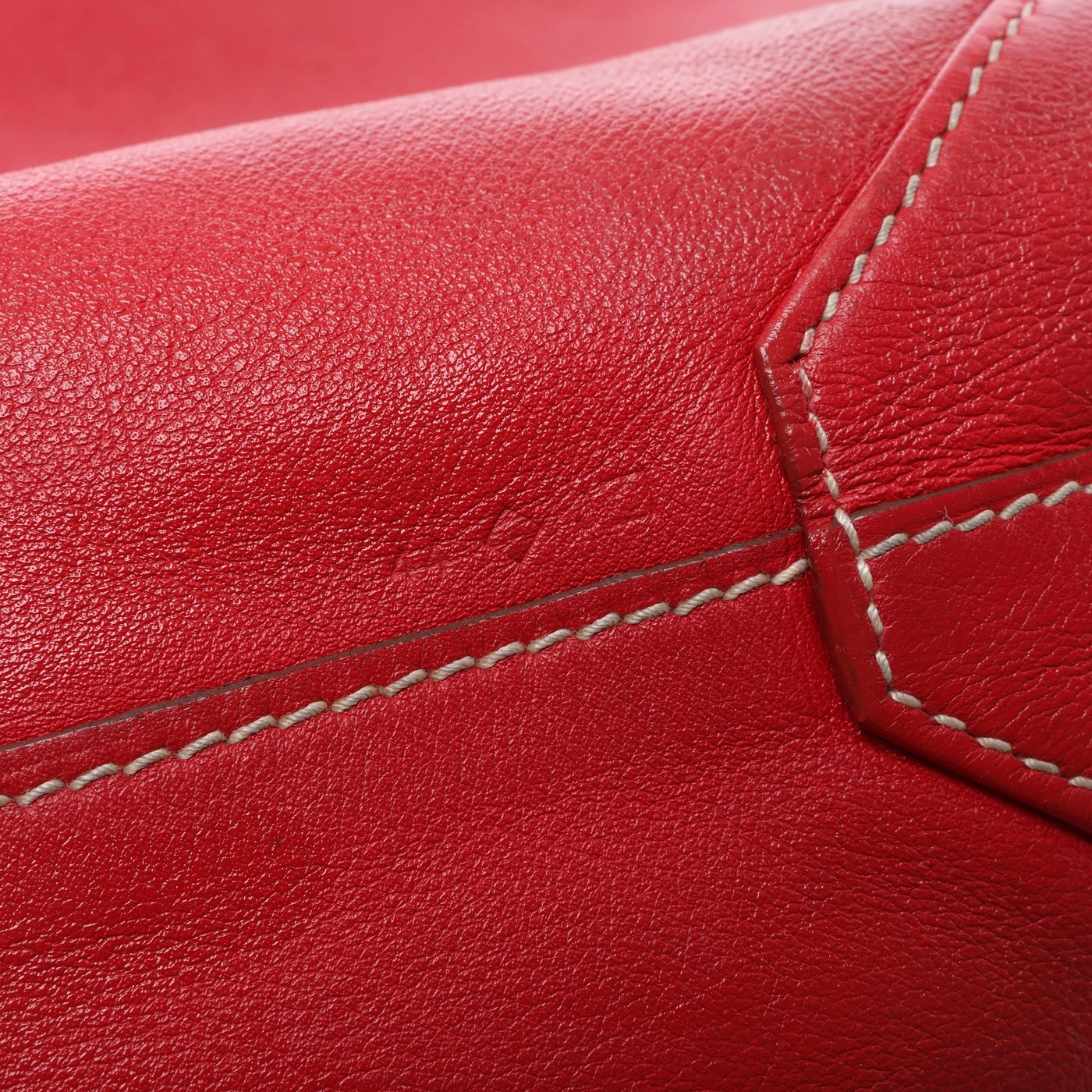 Hermès Double Sense 28 Veau Sikkim Shoulder Bag in Red Rosewood x Rouge Ash □O: 2011