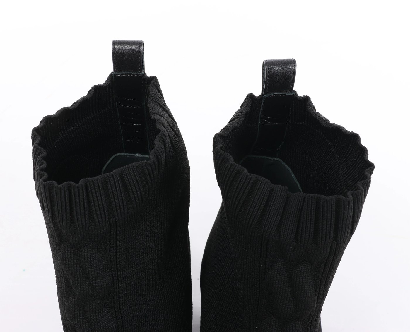 Hermès Volver Leather x Fabric Ankle Boots in Black 192034Z, Size EU 37