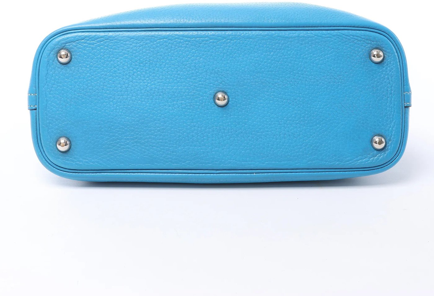 HERMES Bolide 31 Taurillon Clemence 2Way Handbag in Blue □I: 2005