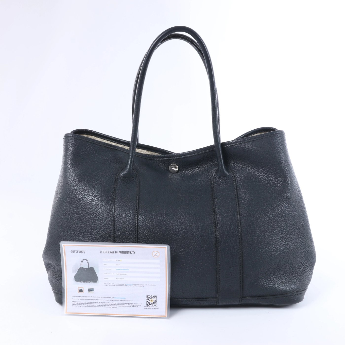 Hermès Garden Party 36 PM Negonda Leather Shoulder Bag in Black □M: 2009