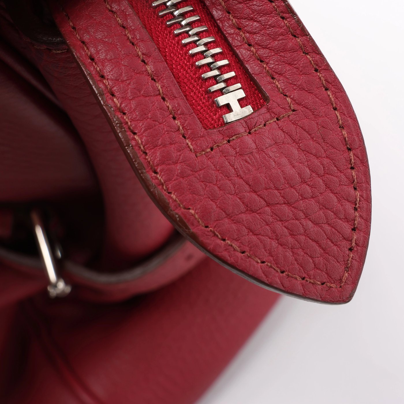 Hermès Atlas 35 Taurillon Clemence Handbag in Bois de Rose □N:2010