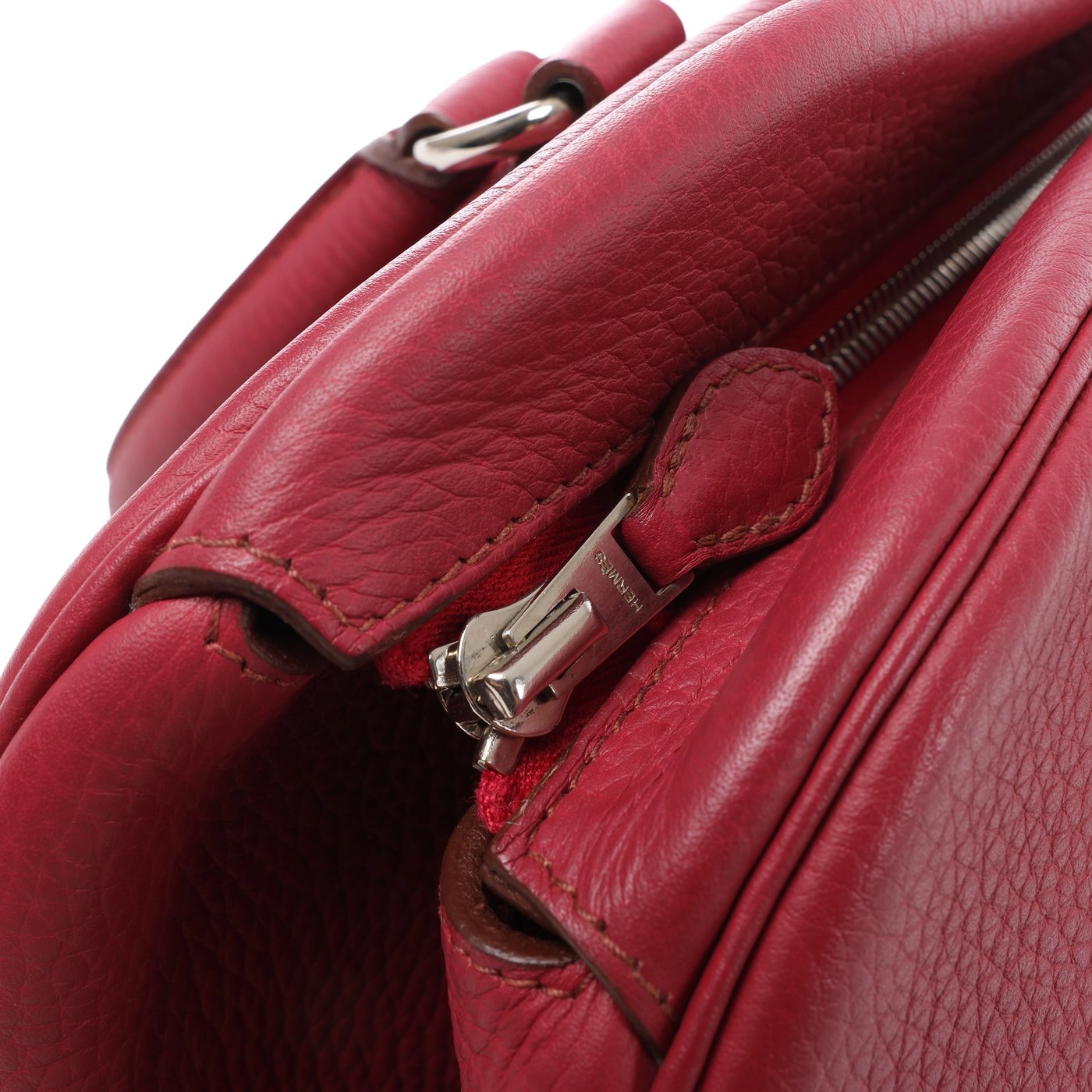 Hermès Atlas 35 Taurillon Clemence Handbag in Bois de Rose □N:2010