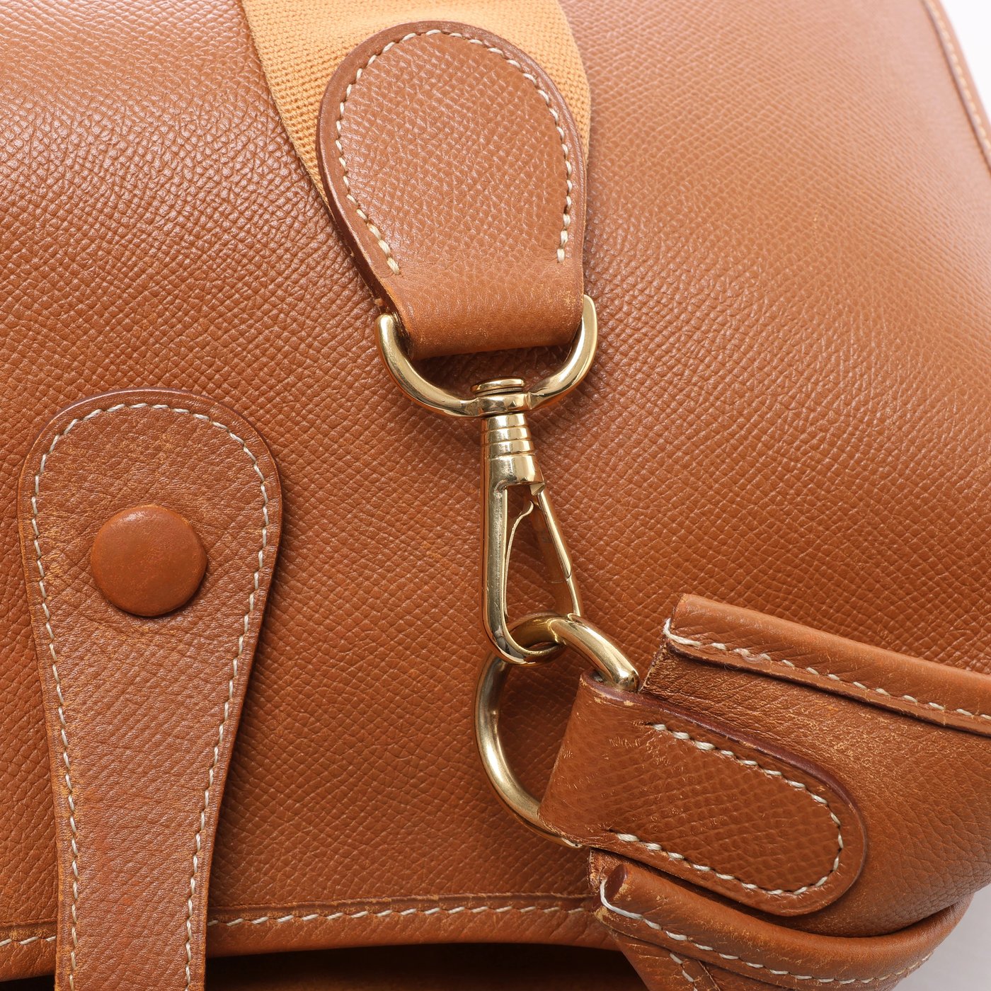 Hermès Evelyn I 33 GM Cushbell Leather Shoulder Bag in Brown ○Y:1995