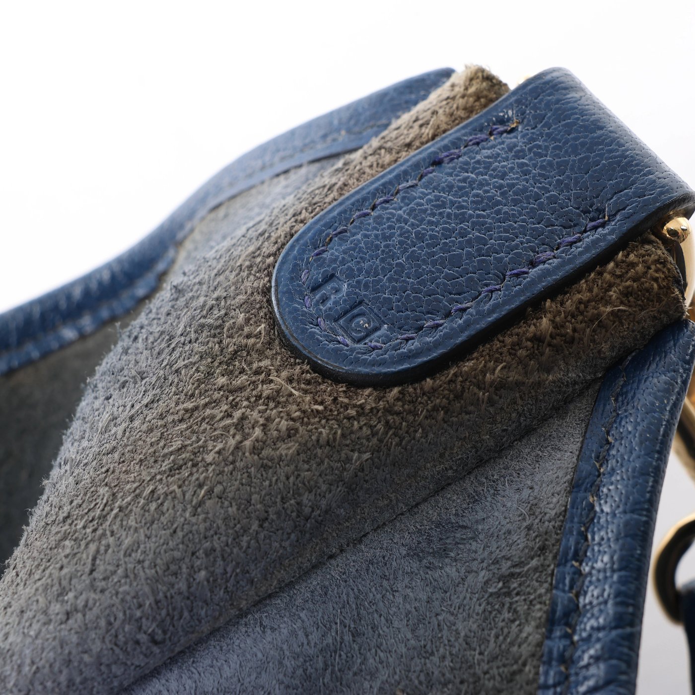 Hermès Evelyn I 33 GM Shoulder Bag in Fjord Blue □C: 1999