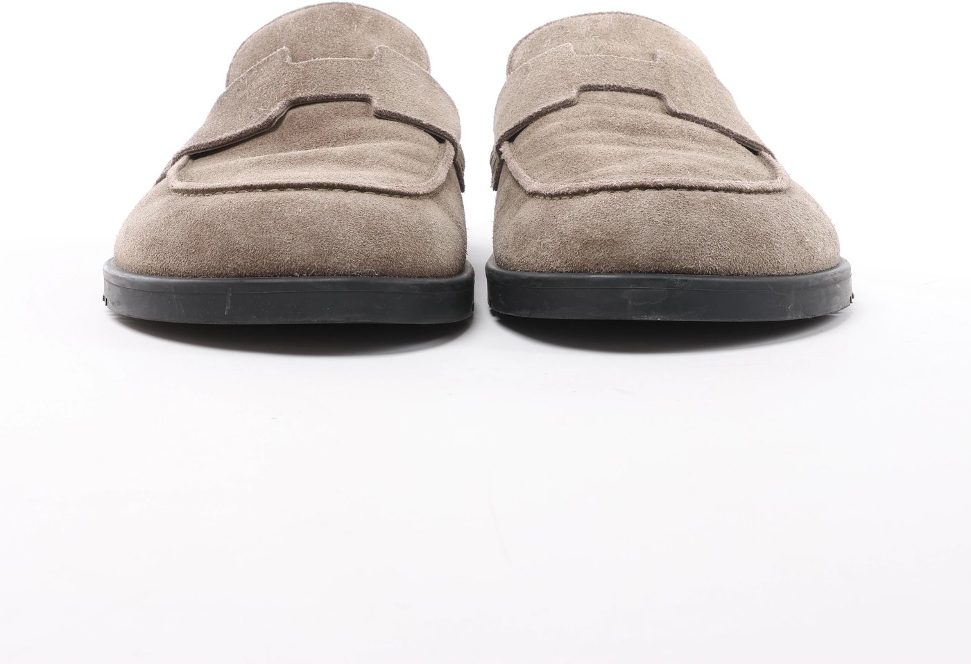 Hermès Suede Mule 44.5 Men's Khaki Go 231745Z