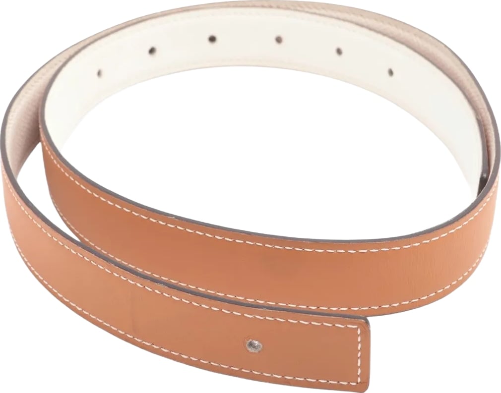 Hermes Reversible Belt Strap Leather Thin