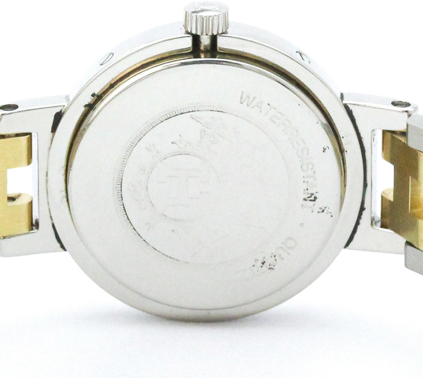 Hermes Clipper Quartz Stainless Steel and Plated Metal 24