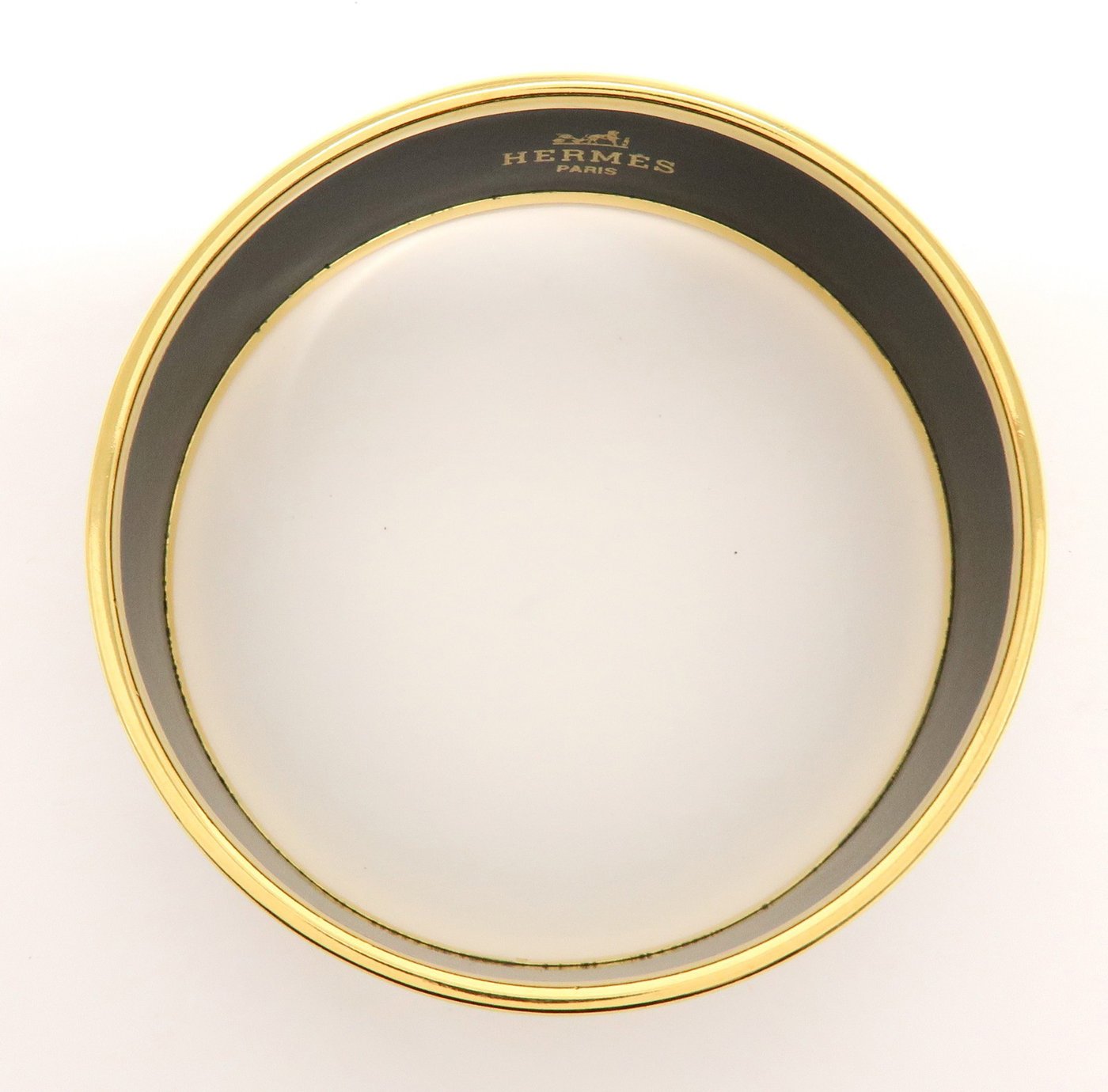 Hermes Bangle Printed Enamel Wide
