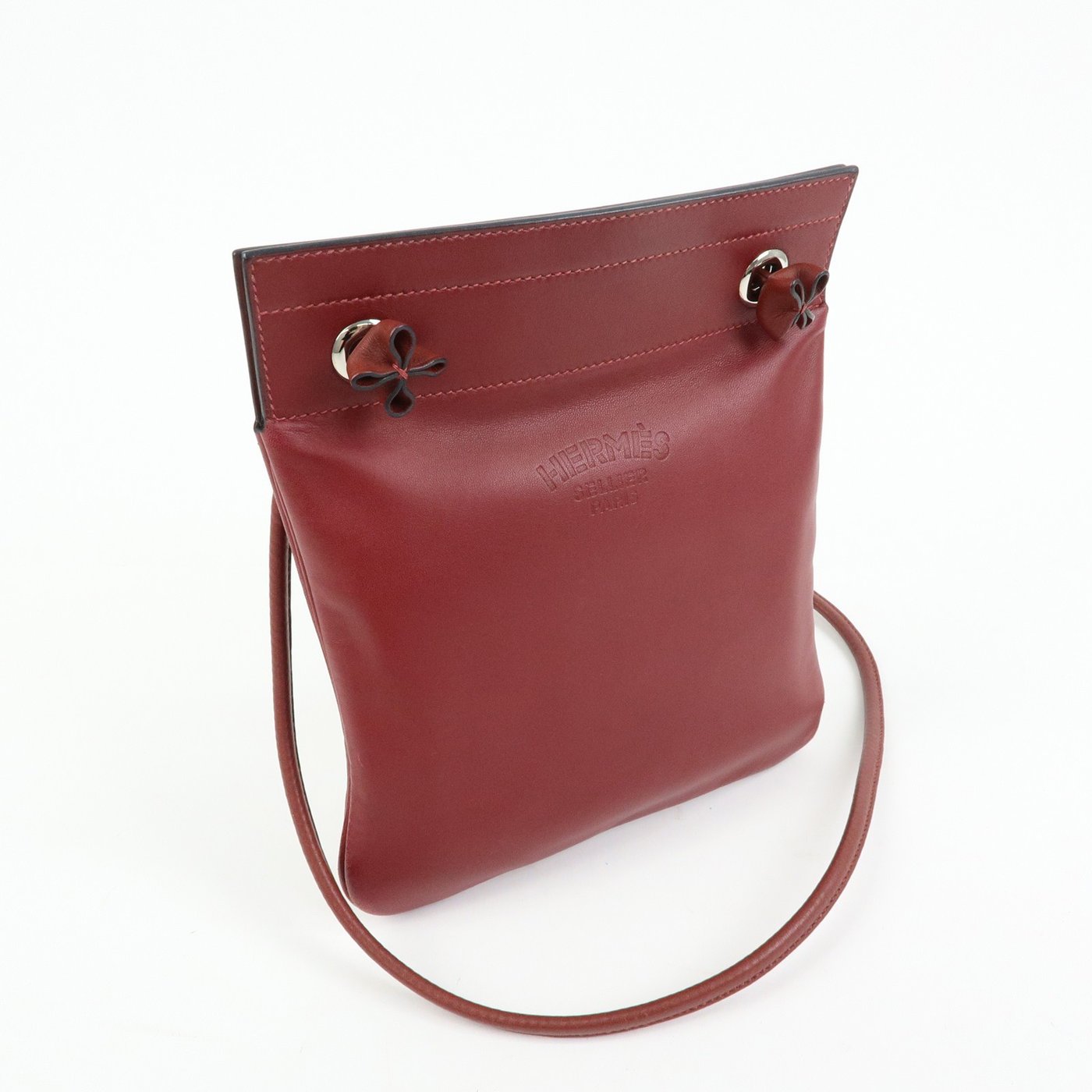 Hermes Aline Milo Lambskin and Swift Mini