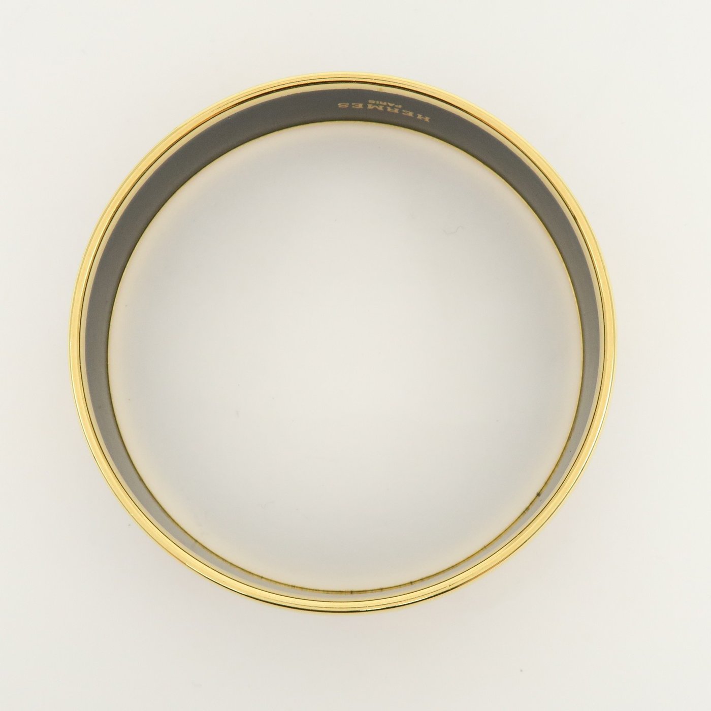 Hermes Bangle Printed Enamel Wide