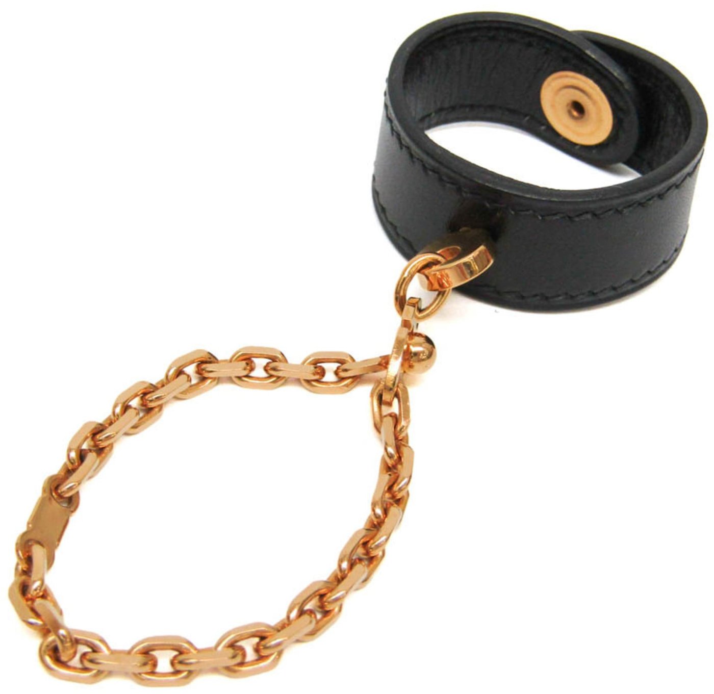 Hermes Vintage Glove Holder Leather with Metal