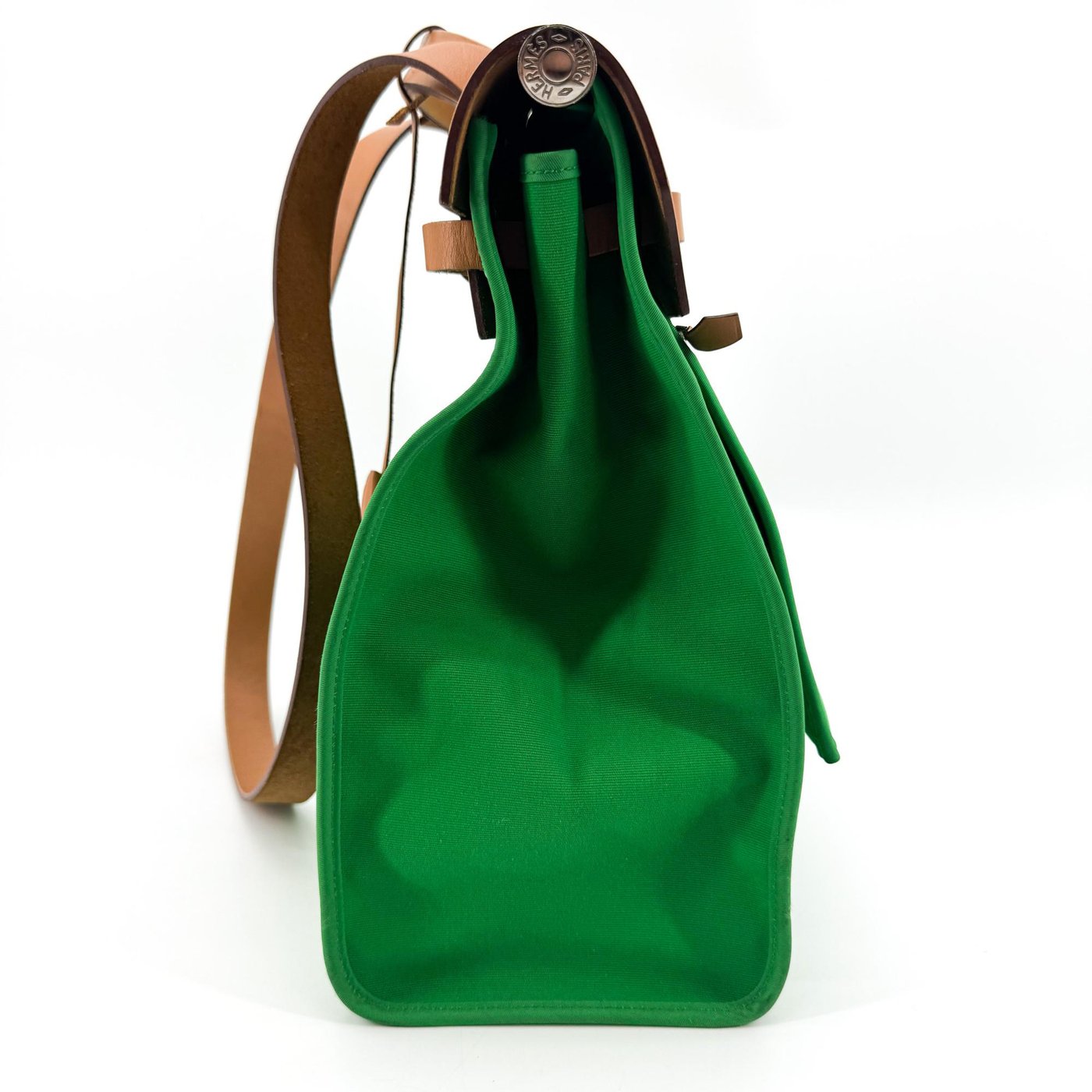 Hermes Herbag Toile and Leather PM