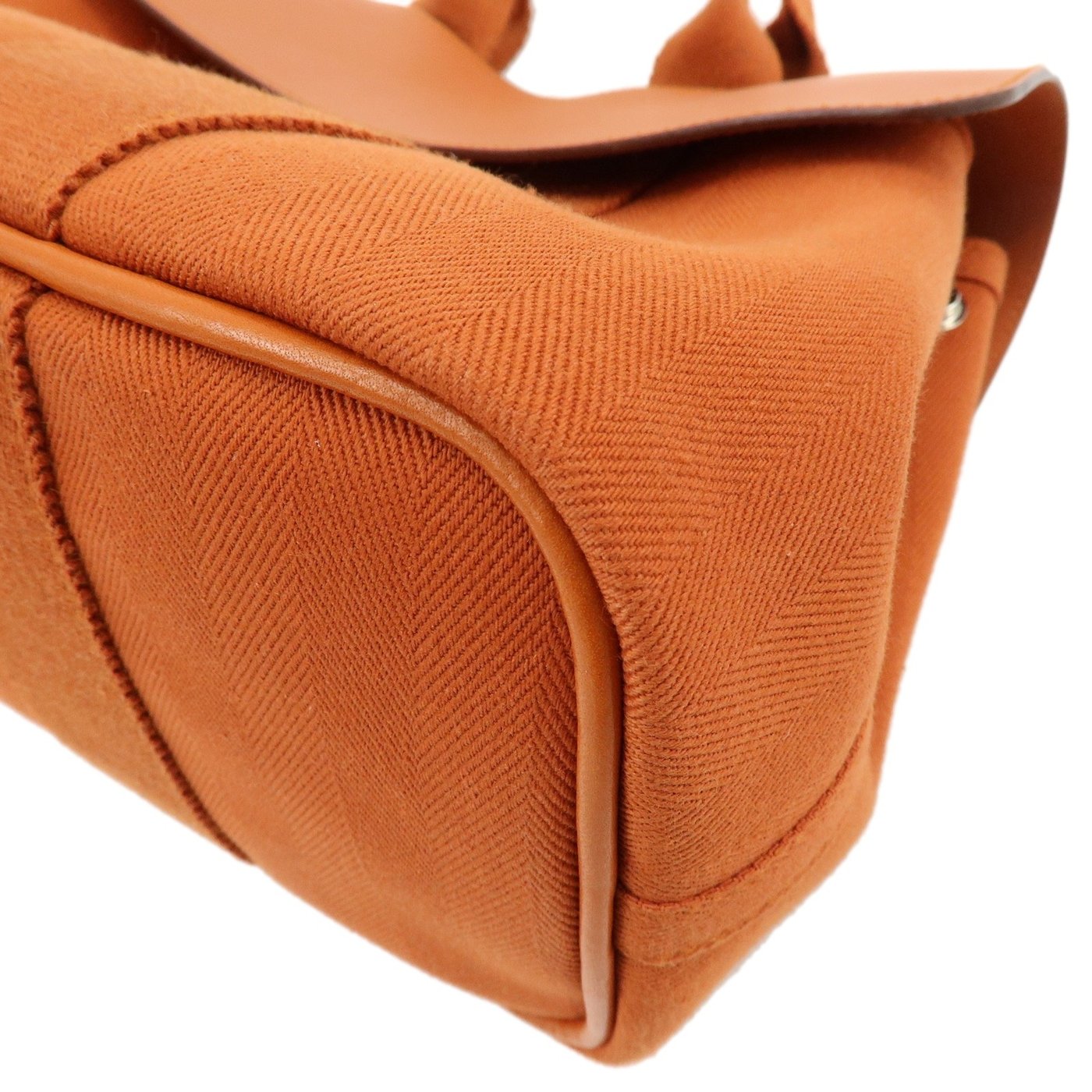 Hermes Valparaiso Toile and Leather PM