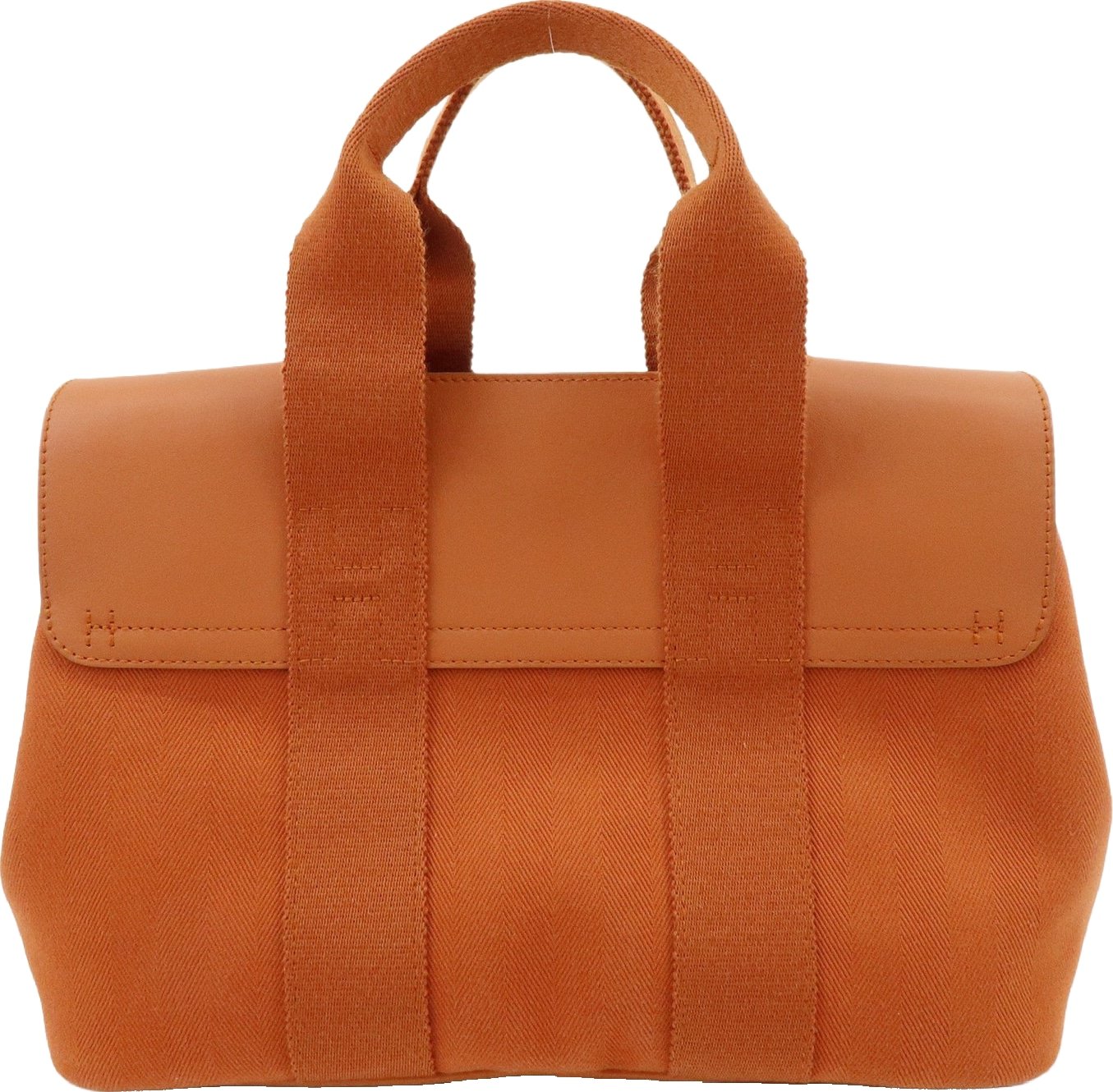 Hermes Valparaiso Toile and Leather PM