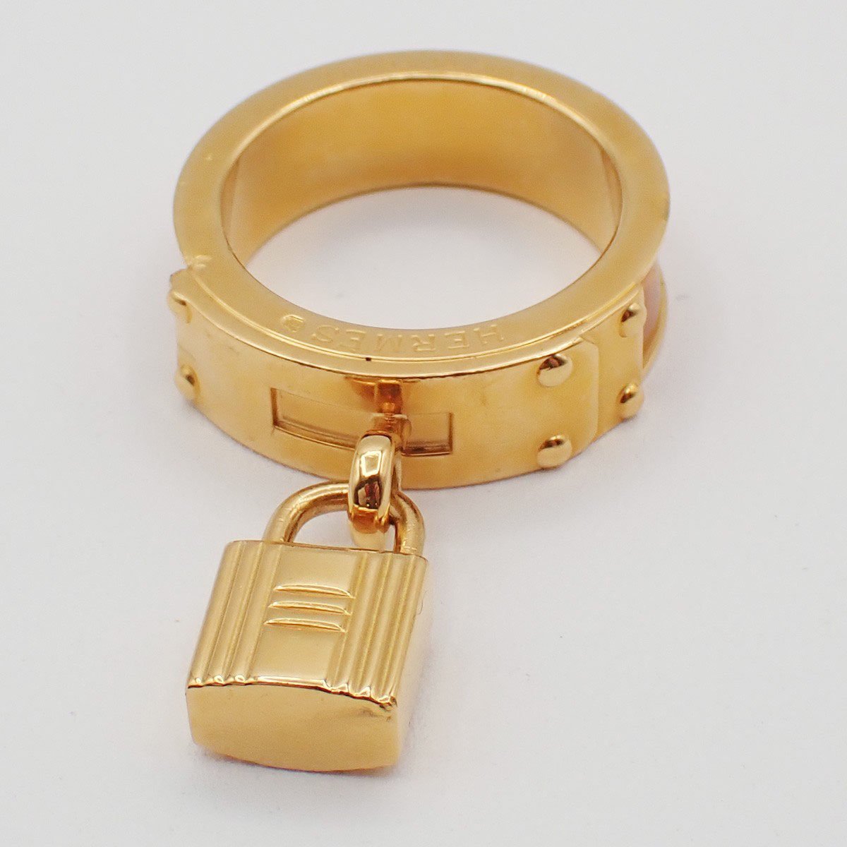 Hermes Kelly Gavroche Gold plated and Leather