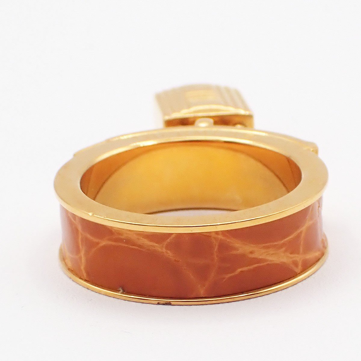 Hermes Kelly Gavroche Gold plated and Leather