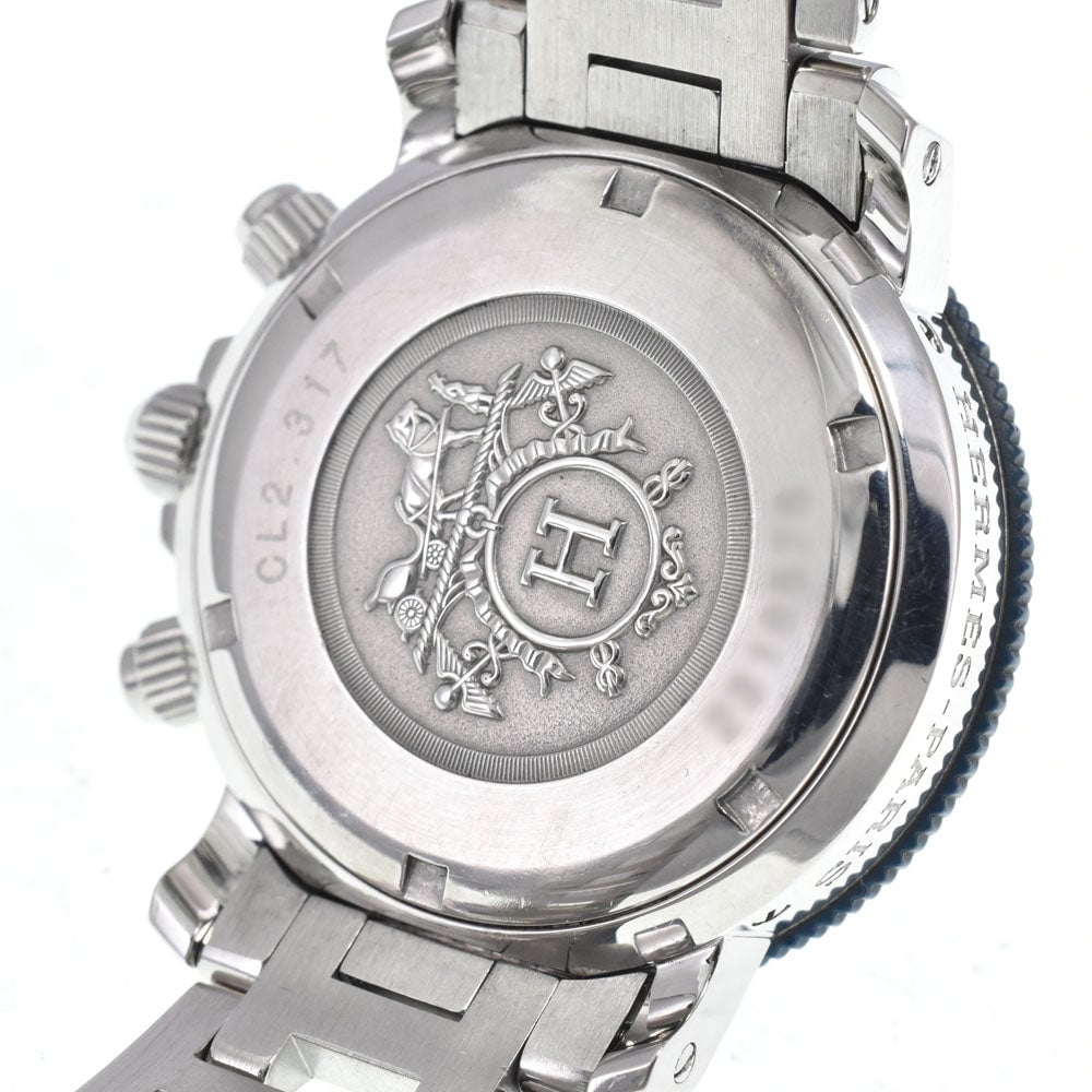 Hermes Clipper Diver Quartz Stainless Steel 28