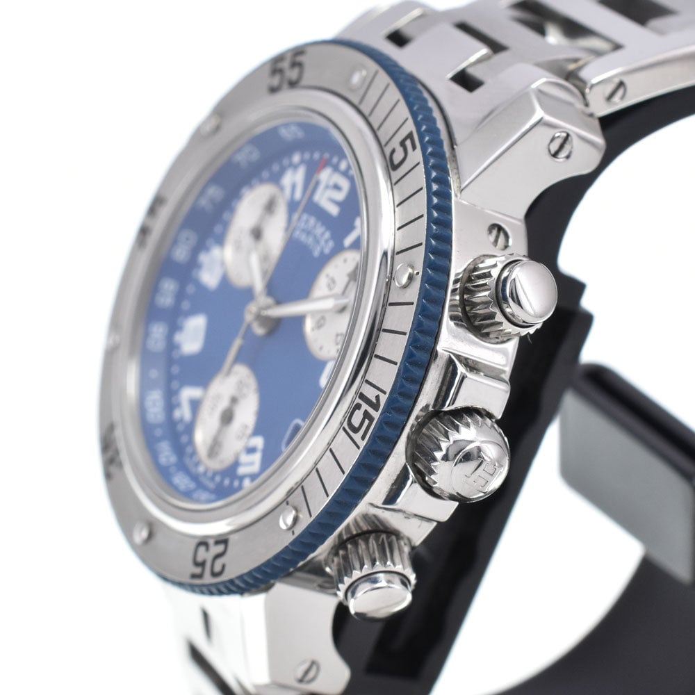 Hermes Clipper Diver Quartz Stainless Steel 28