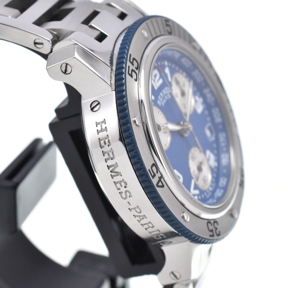 Hermes Clipper Diver Quartz Stainless Steel 28