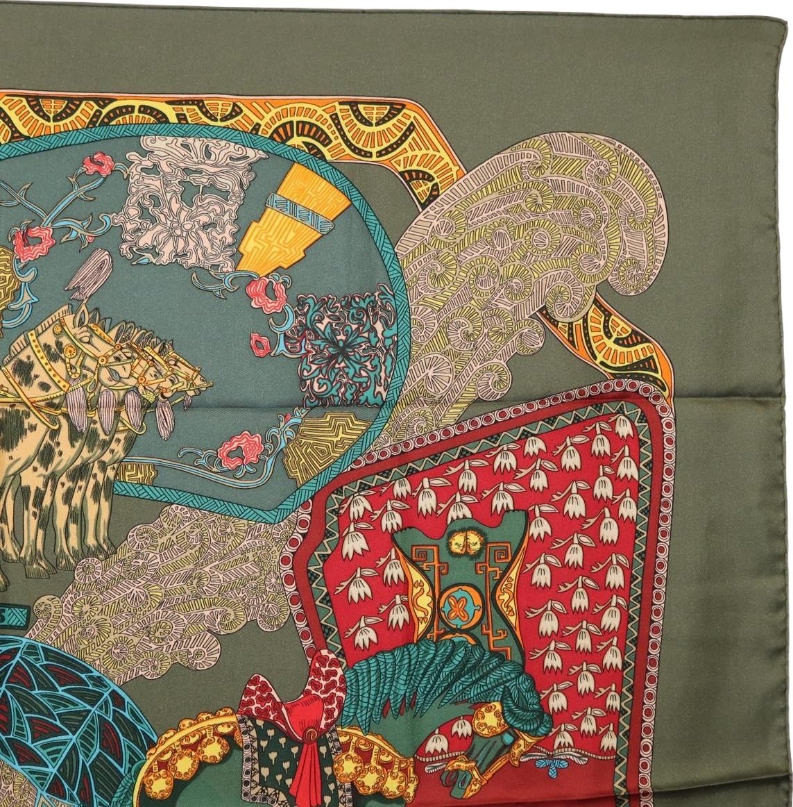 Hermes Carré 90 Silk multicolor