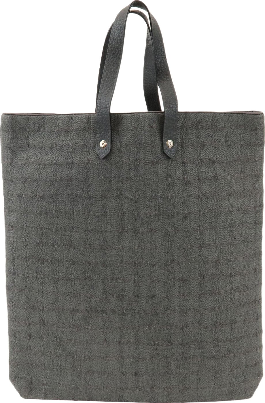 Hermes Ahmedabad Woven Leather and Canvas GM